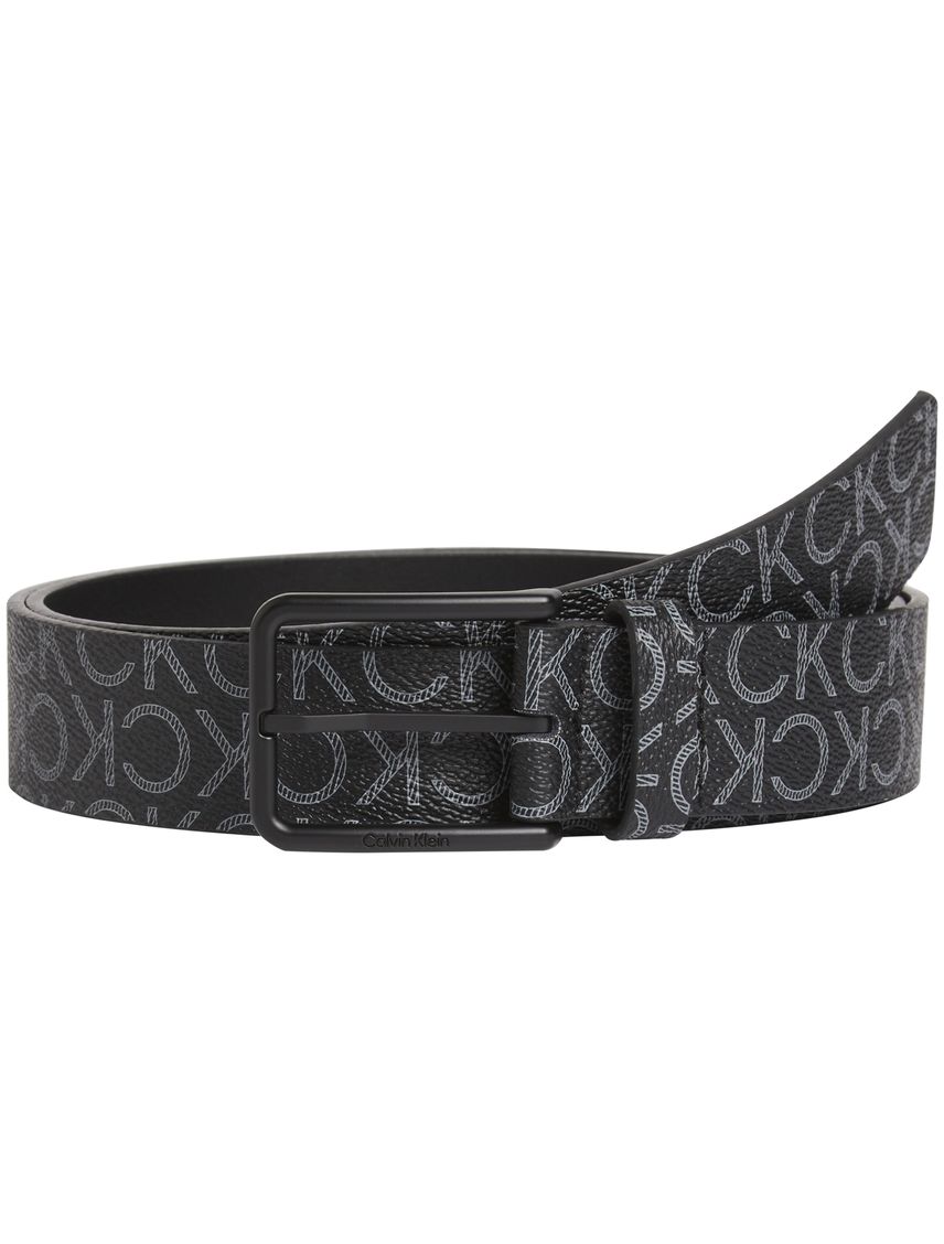 Cinturón negro negro negro con monograma