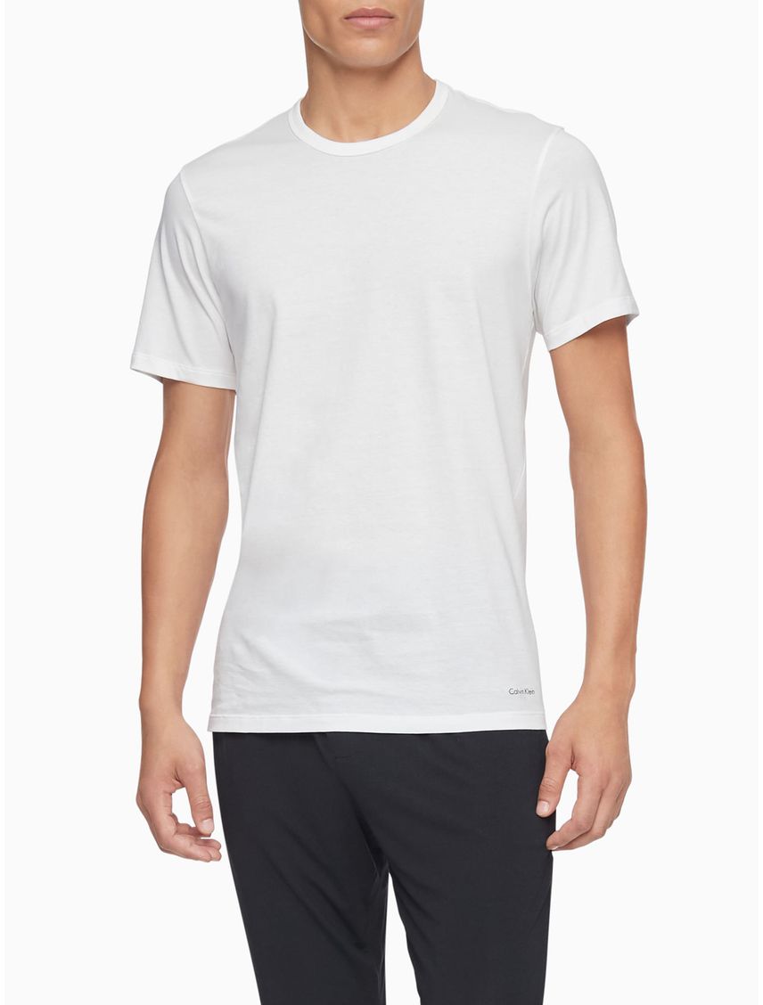 Paquete De 3 Camisetas Blancas Slim Para Hombre