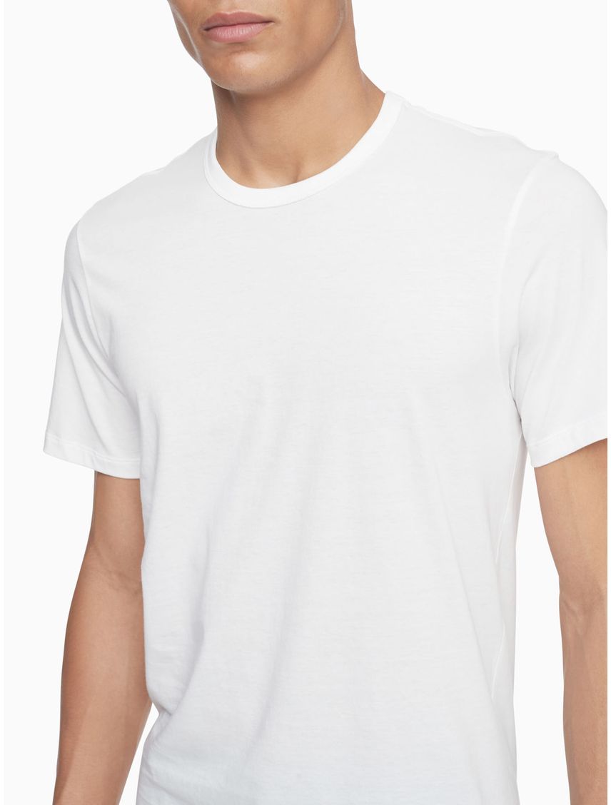 Paquete De 3 Camisetas Blancas Slim Para Hombre