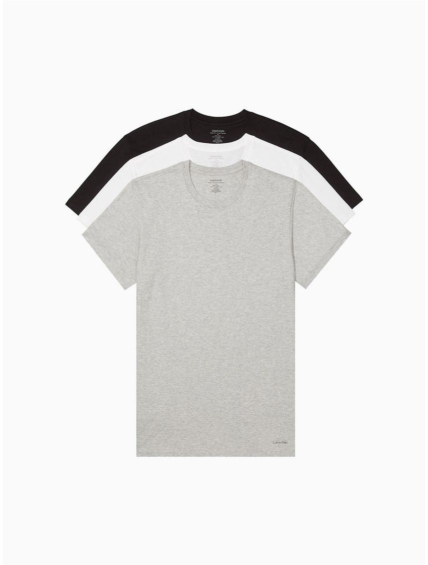 Pack De 3 Camisetas Cuello Redondo Para Hombre