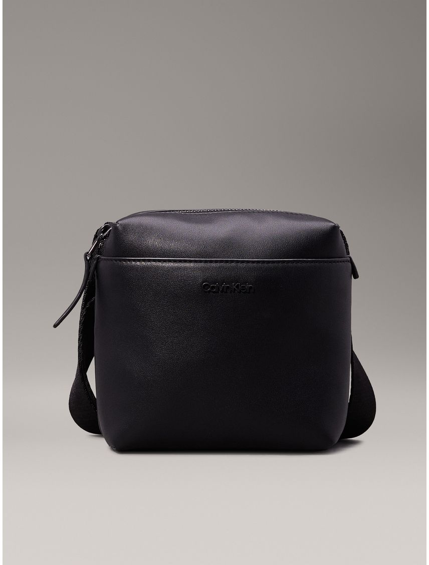 Bolso negro reporter cuadrado