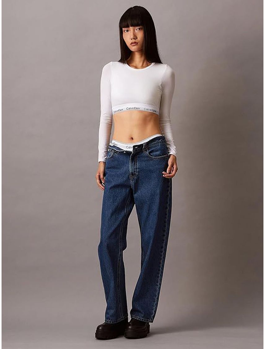 Camiseta blanca bralette - modern cotton