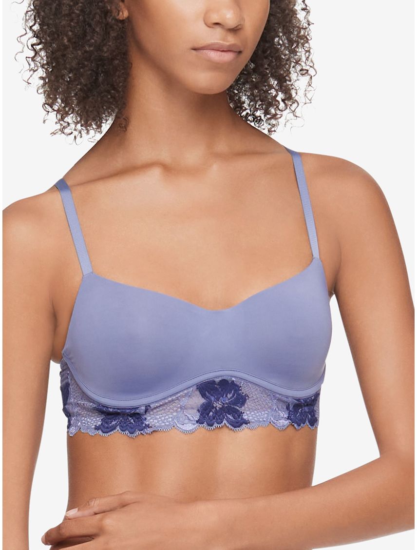 Bralette Morado En Microfibra Forrada para Mujer