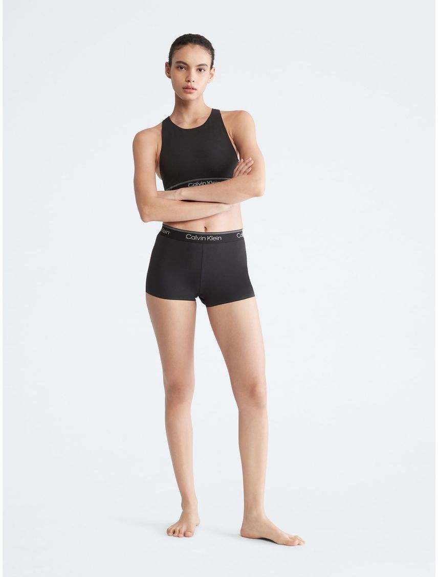 Top Negro Con Logo Para Mujer