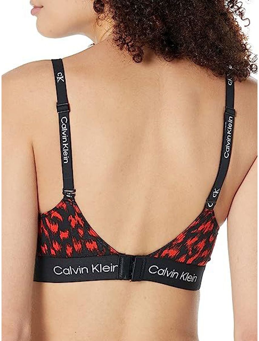Bralette Multicolor Con Forro Ligero Mujer Rojo Calvin Klein