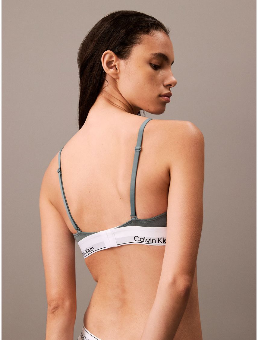 Bralette Verde Lined Triangle - Modern Cotton