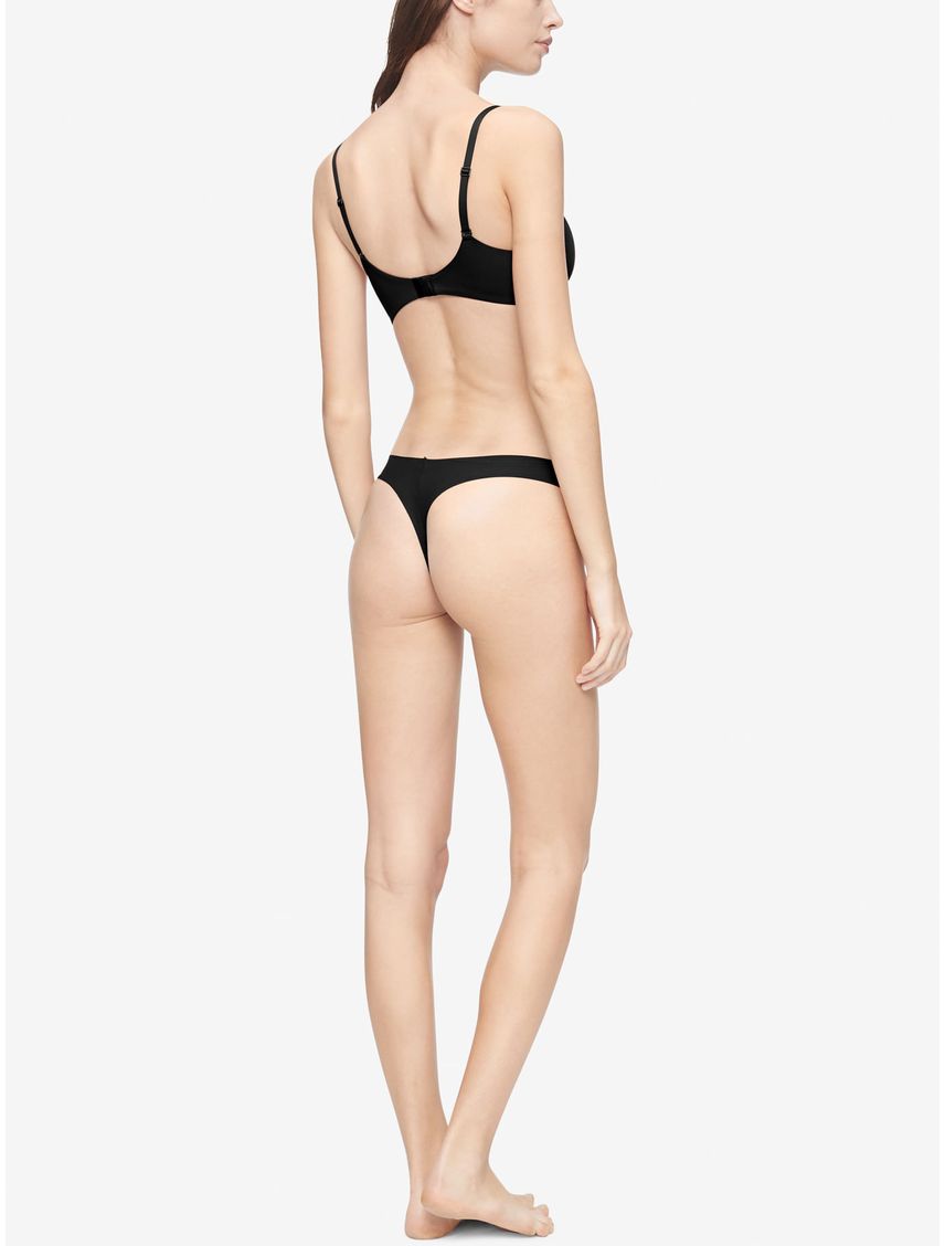 Brassier Negro Microfibra Lightly Forrada Pc Mujer Calvin Klein