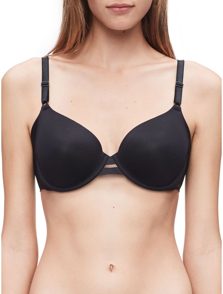 Brassier Negro Microfibra Invisibles Full Coverage Mujer Calvin Klein