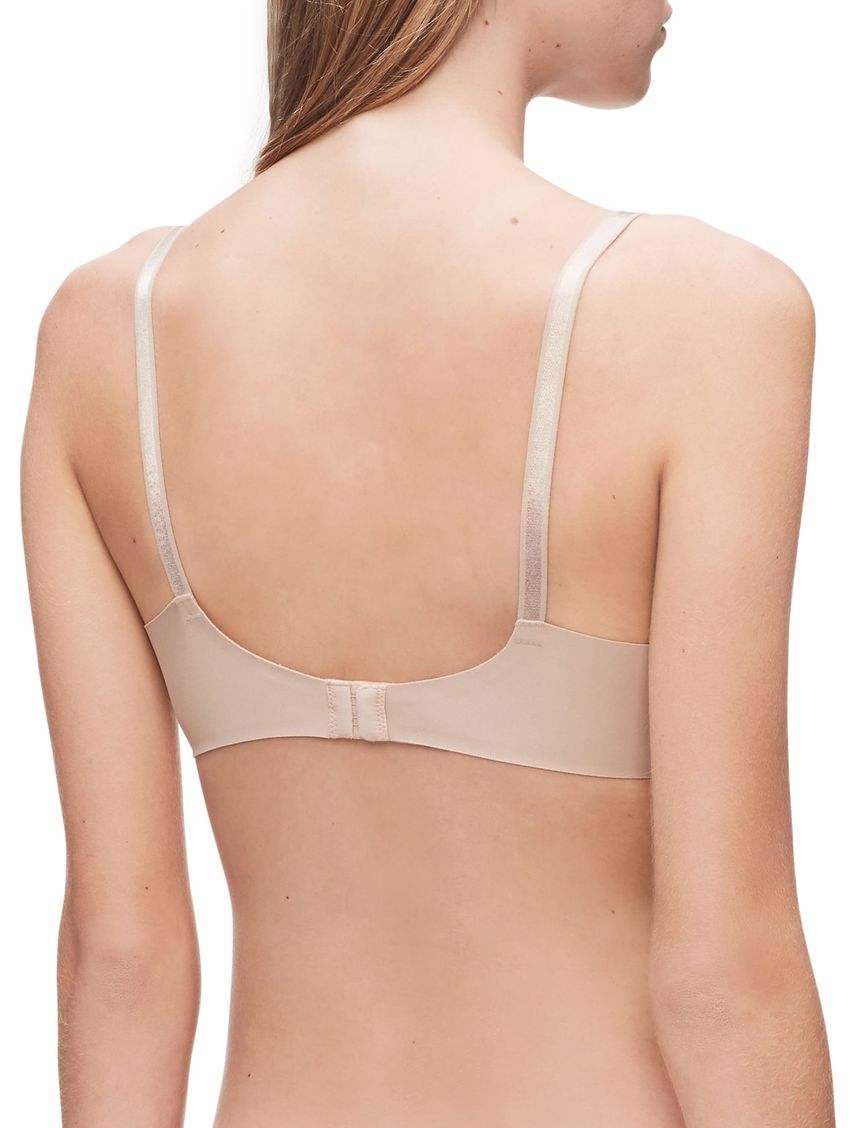 Brassier Microfibra Invisibles Full Coverage Conto Mujer Beige Calvin Klein