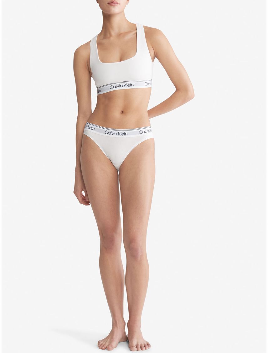 Bralette Blanco Deportivo Con Logo