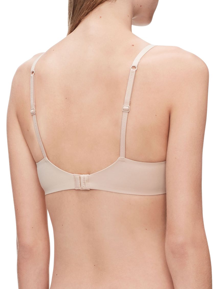 Brassier Beige Microfibra Memory Touch Push Up