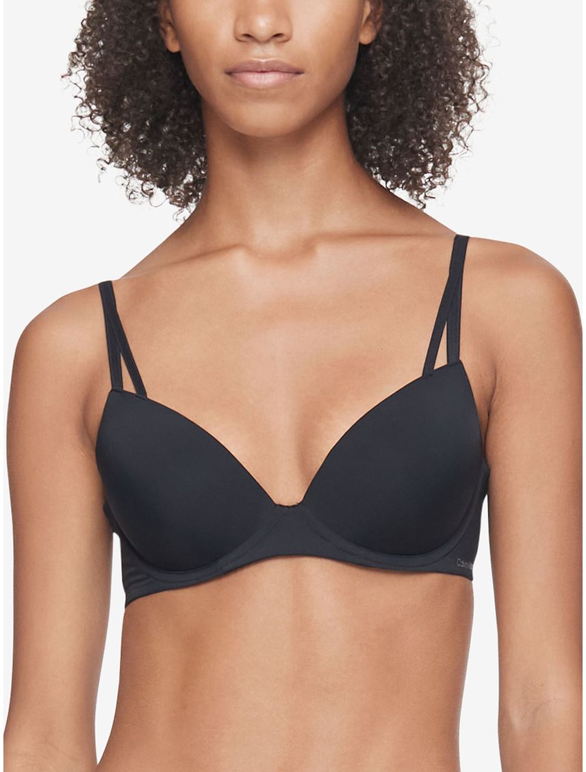 Brassier Negro Microfibra Lift Demi Mujer Calvin Klein