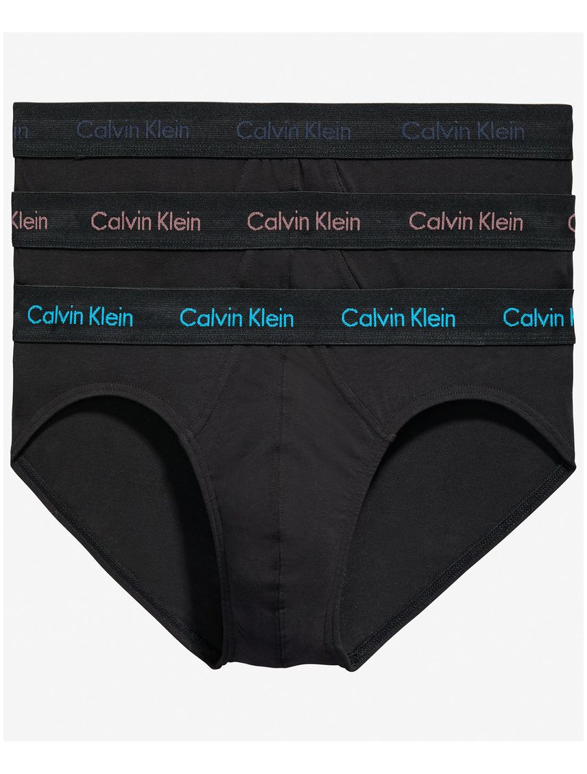 Pack de 3 Hip Brief Negro - Cotton Stretch Wicking