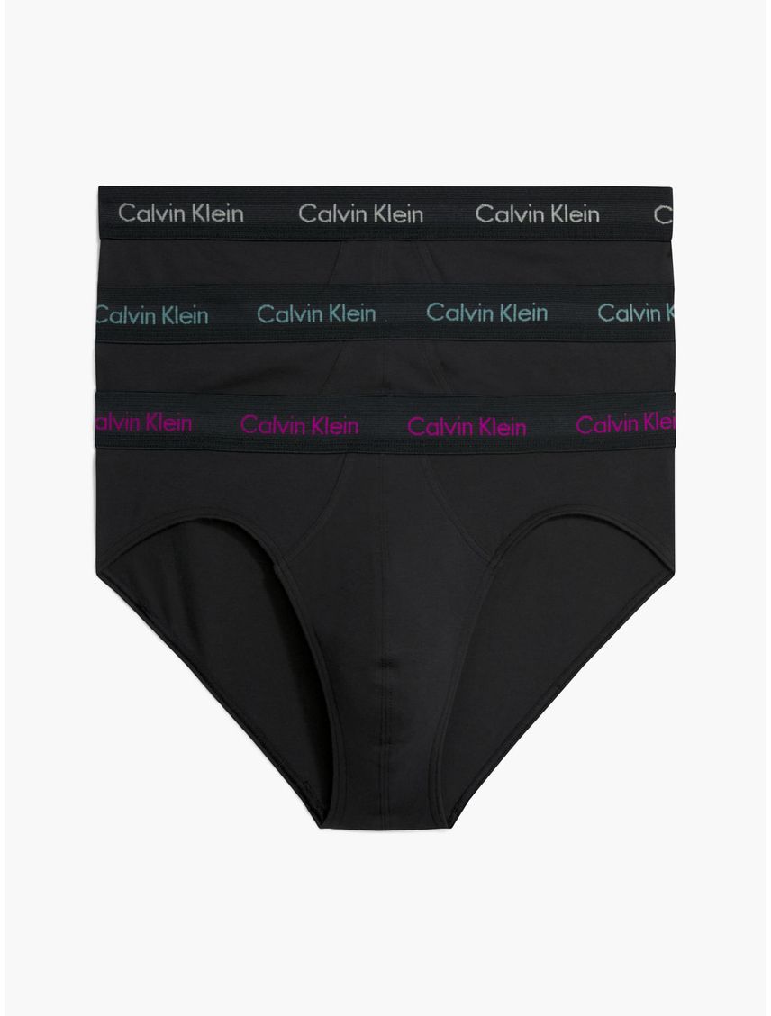Pack De 3 Calzoncillos Hip Brief Negro