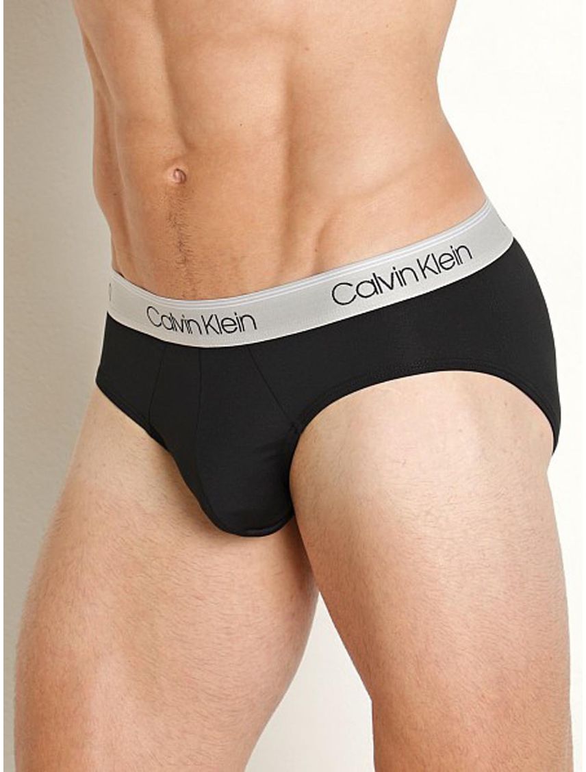 Pack De 3 Calzoncillos Hip Brief Negro Microfibra