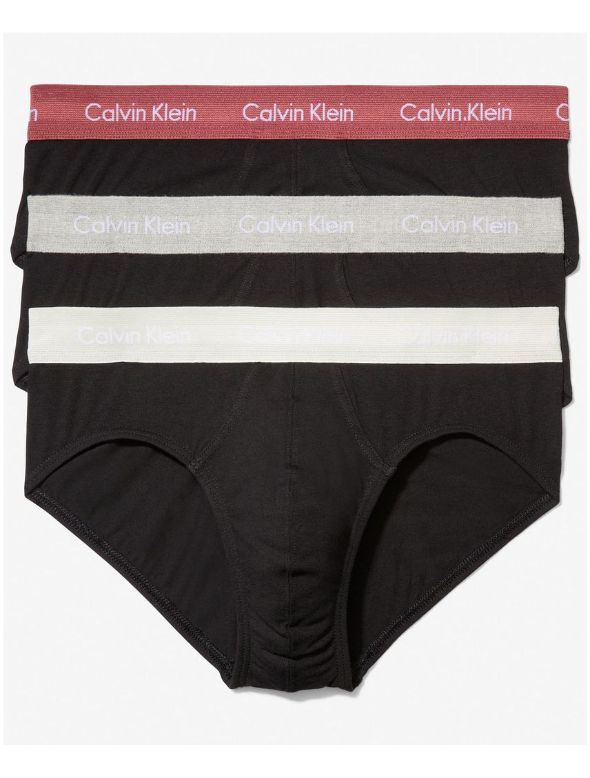 3 Pack De Calzoncillos Negros En Algodón Para Hombre