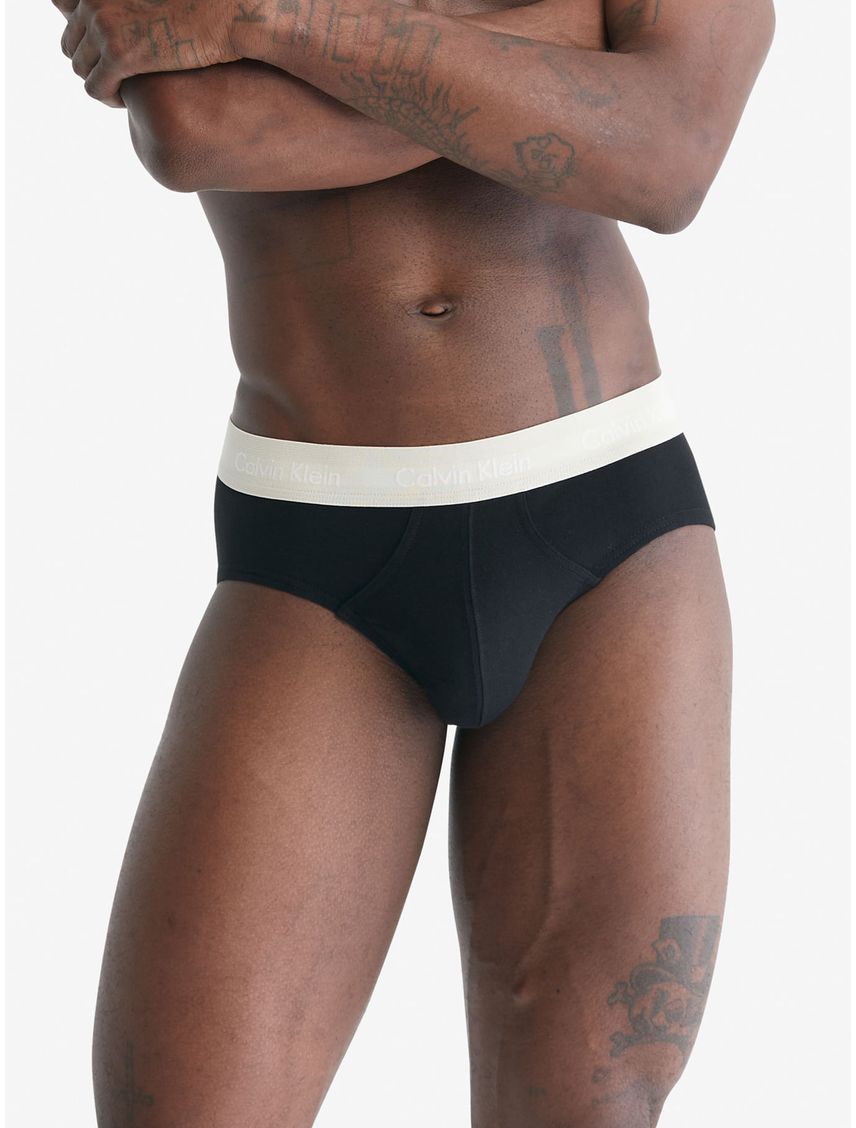 Pack Negros De 3 Calzoncillos En Algodón Para Hombre