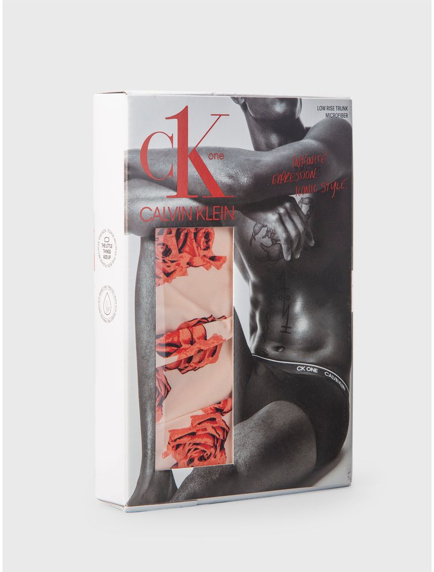 Bóxer rosado low rise trunk - CK ONE