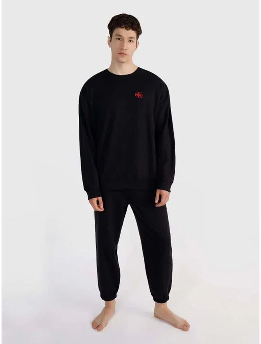 Saco Con Logo Hombre Negro Calvin Klein