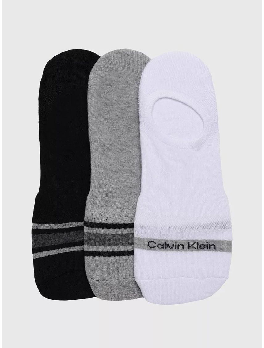 Pack negro de 3 medias con logo