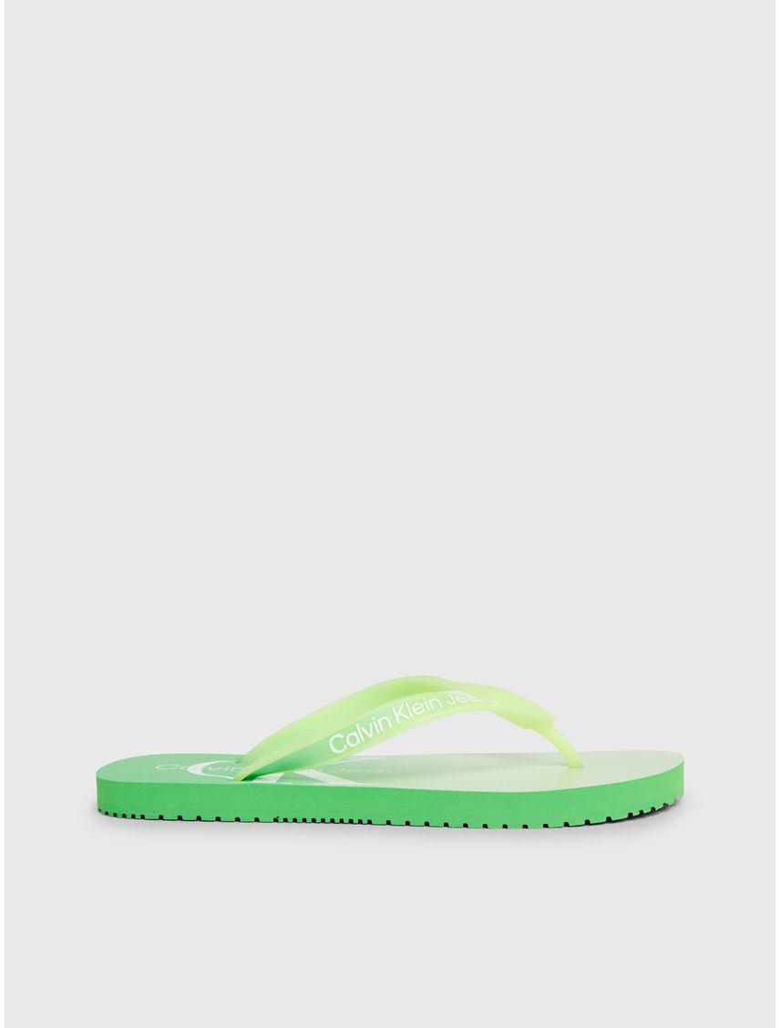 Sandalias verde degradadas
