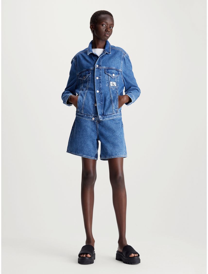 Chaqueta azul denim archival