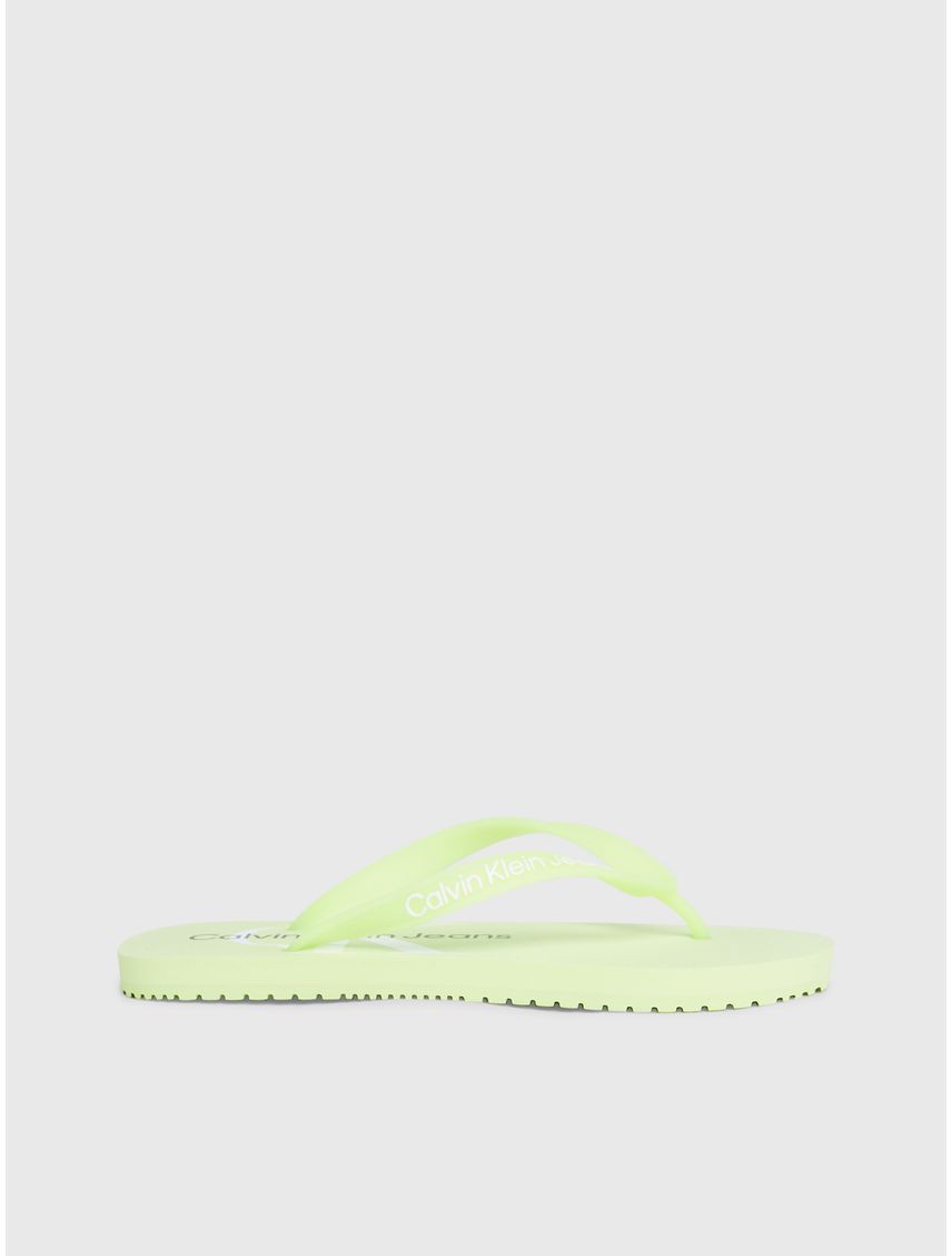 Sandalias verde de playa