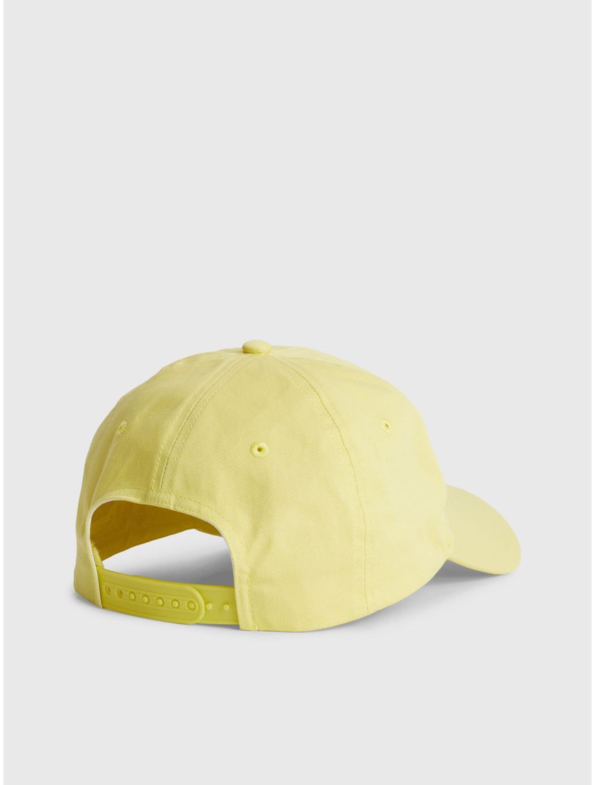 Gorra Amarillo De Algodón Orgánico Con Logo