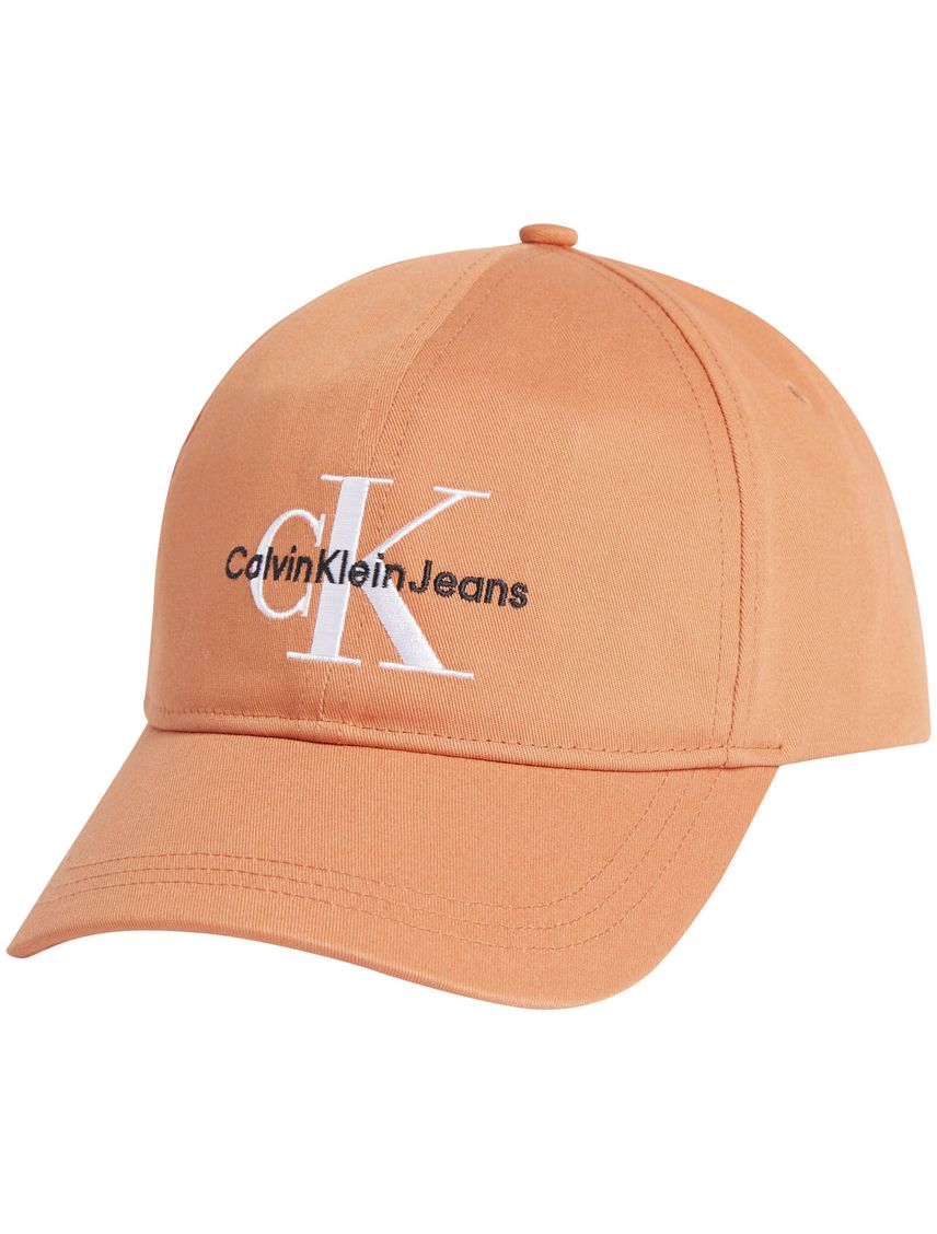Gorra Naranja De Algodón Orgánico Con Logo