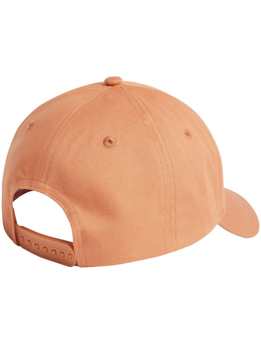 Gorra Naranja De Algodón Orgánico Con Logo