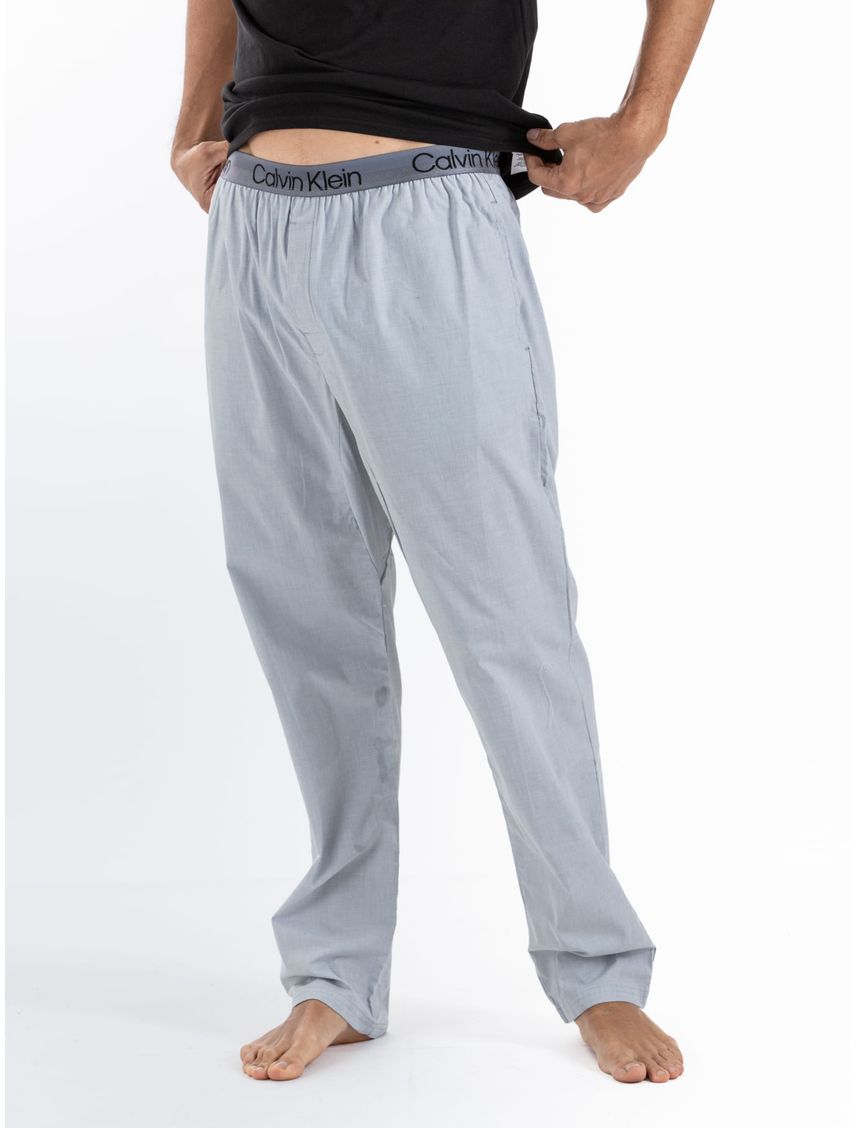 Joggers Gris Con Logo De Pijama Para Hombre