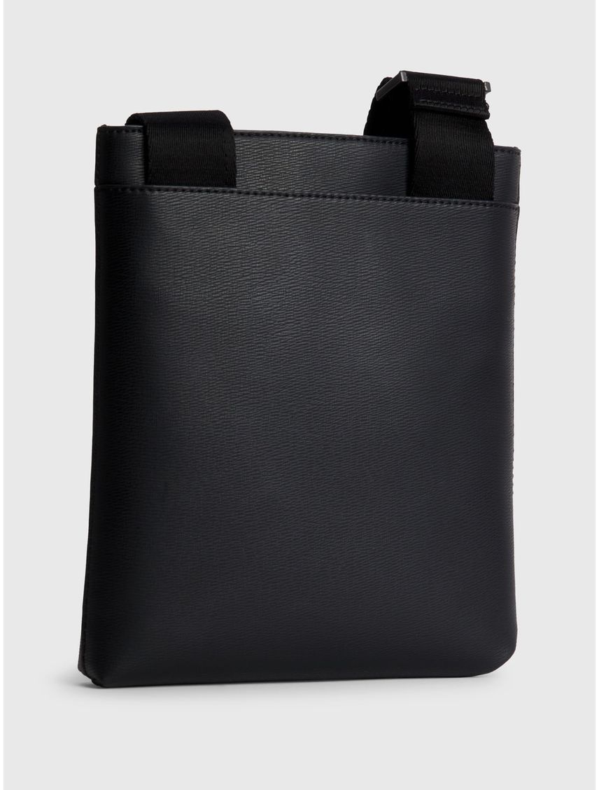 Bandolera Negro Plana Reciclada