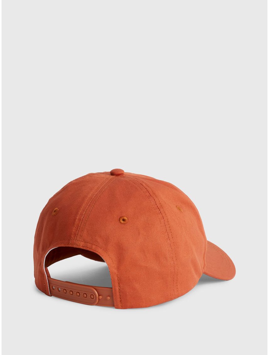 Gorra Naranja De Algodón Orgánico Con Logo
