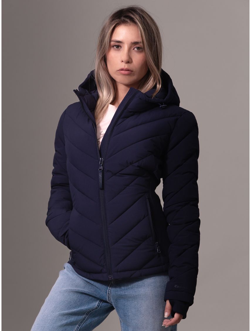 Rompe azul viento plegable con estiramiento