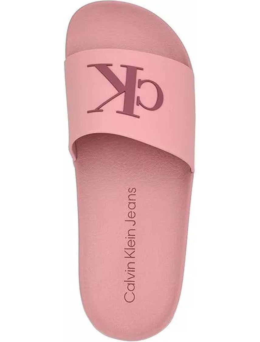 Sandalias rosado con monograma