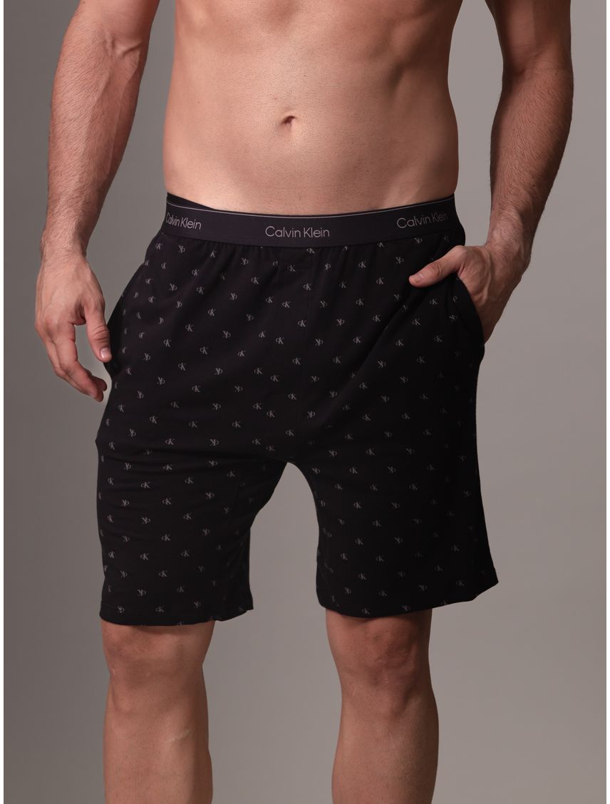 Pantaloneta negra de pijama - modern cotton