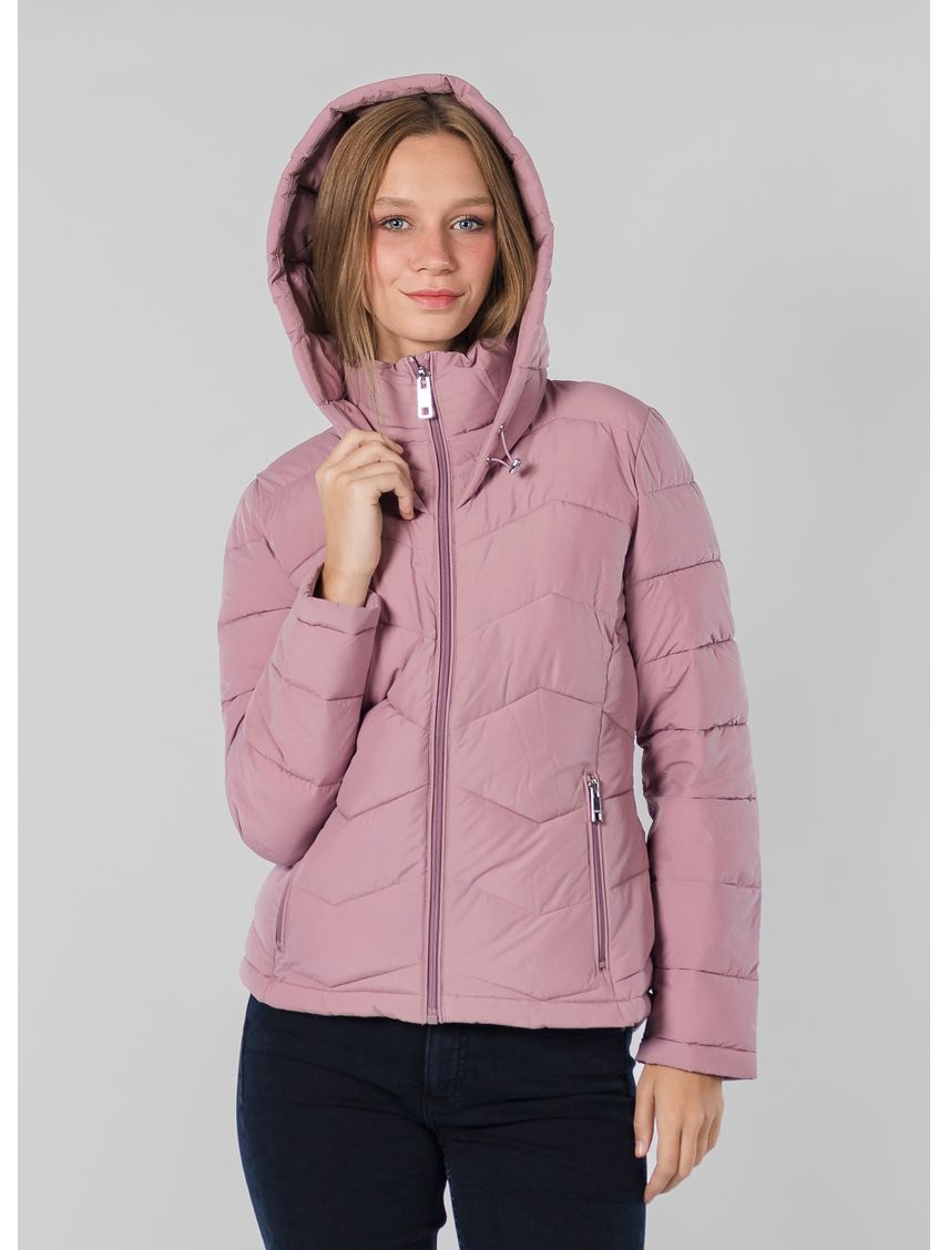 Chaqueta morado stretch acolchada