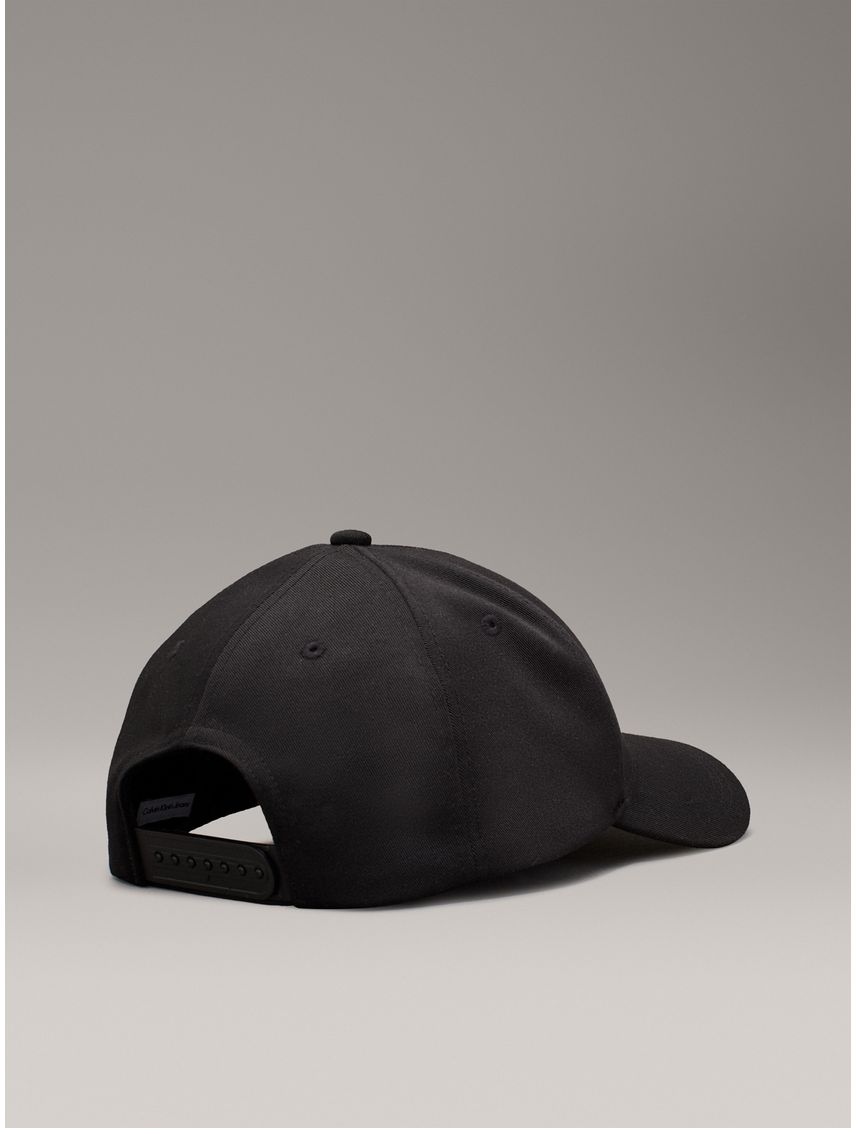 Gorra negra de sarga con cálida felpa