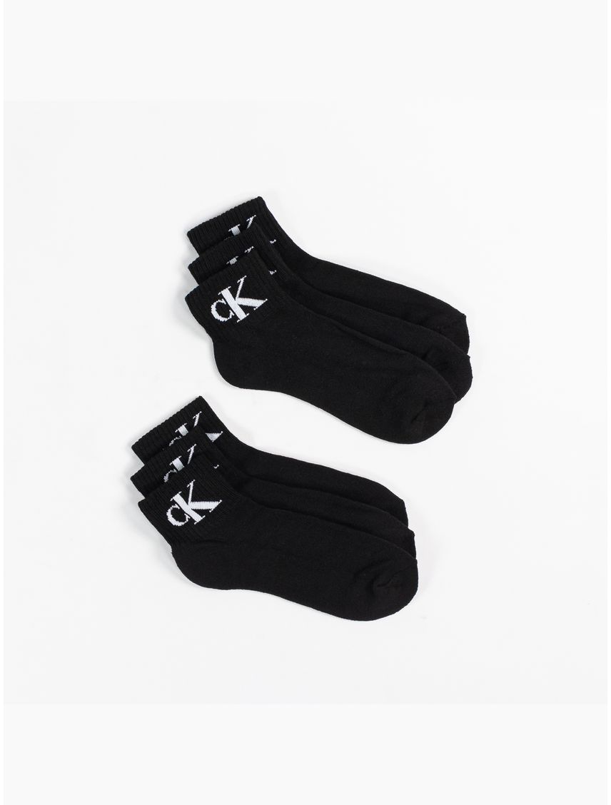Pack negro de 6 medias 1/2 terry cushion