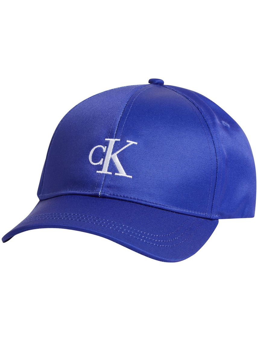 Gorra azul con logo