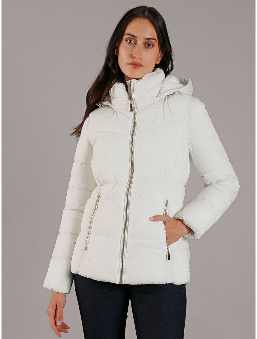 Chaqueta gris stretch acolchada