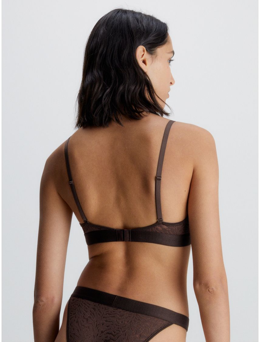 Bralette Elegante De Encaje Sin Forro