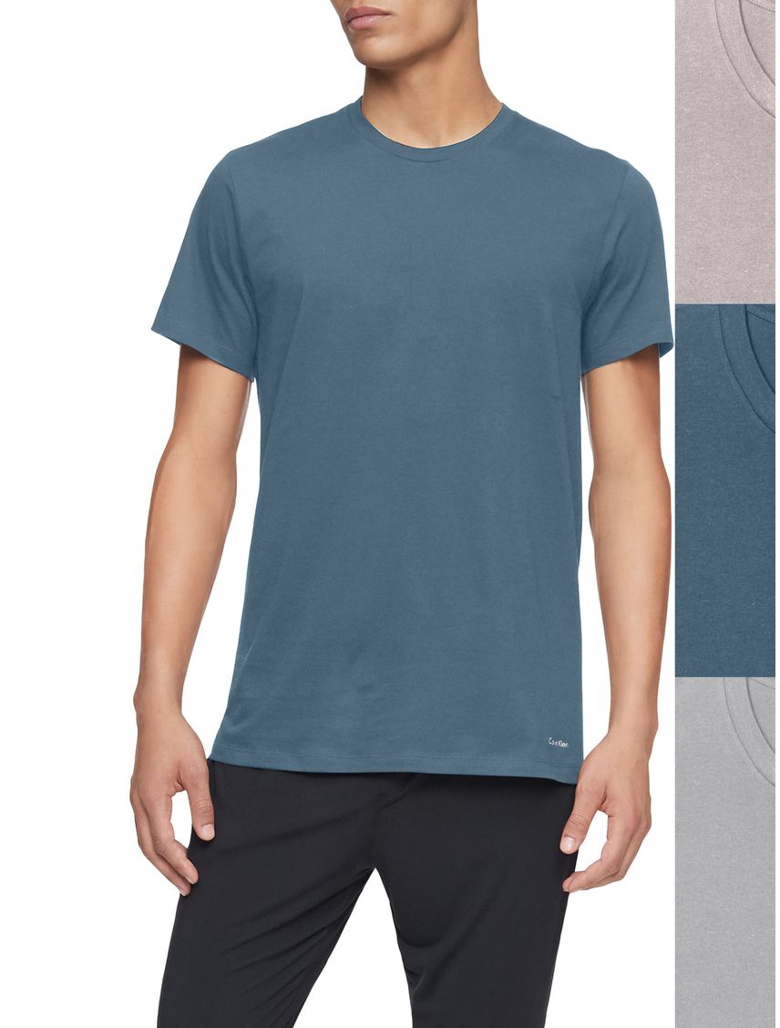3 Pack de Camisetas Cuello Redondo Para Hombre
