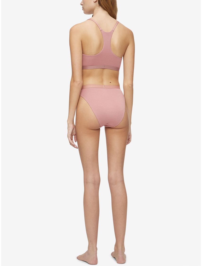 Pantie Rosada Tipo Bikini en Microfibra Cheeky Para Mujer