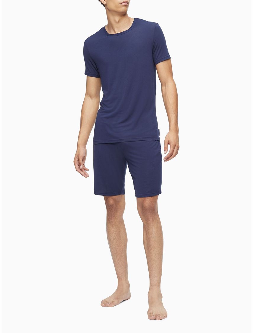 Camisera Azul Cuello Redondo Para Hombre