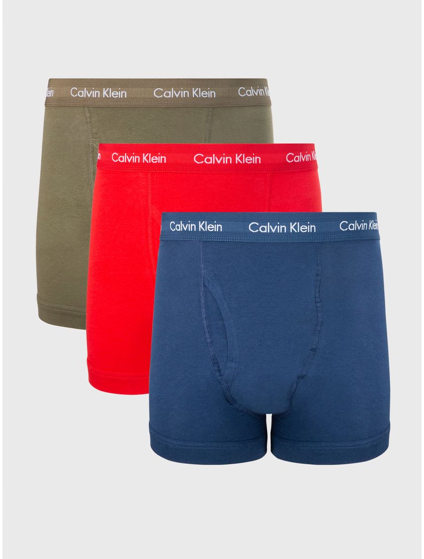 Pack Multicolor De 3 Calzoncillos Tipo Bóxer Algodón Elást