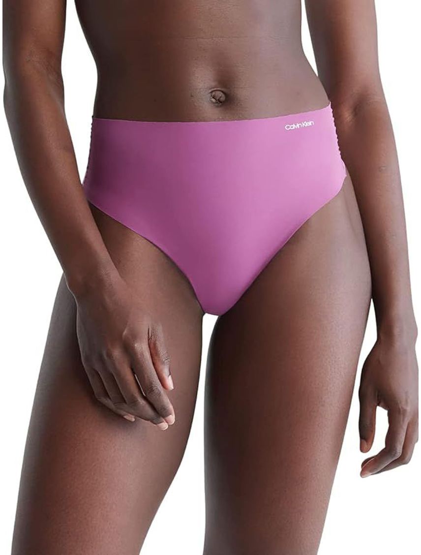 Tanga Morada Invisible De Cintura Alta Para Mujer