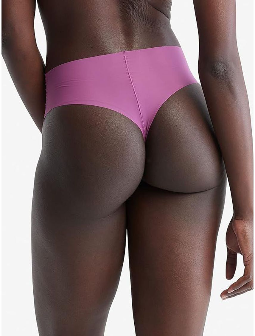 Tanga Morada Invisible De Cintura Alta Para Mujer