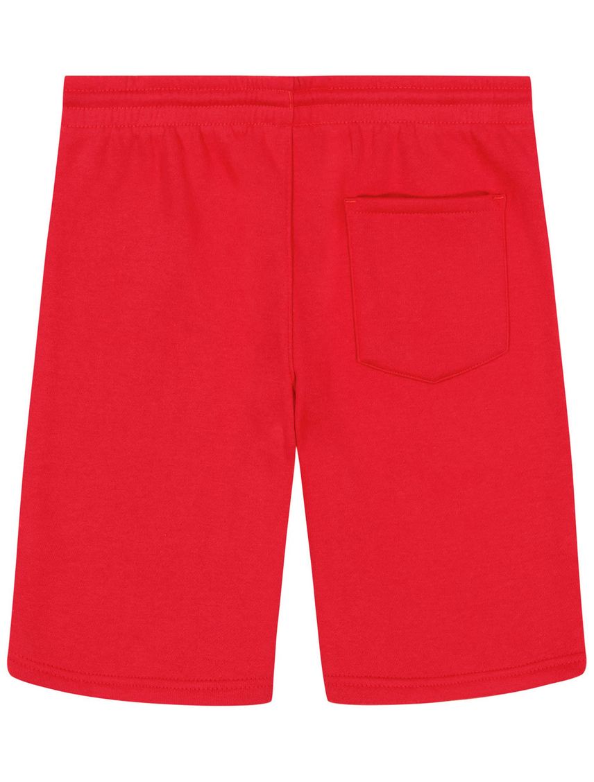 Pantalón Corto Con Logo Rojo Para Niño