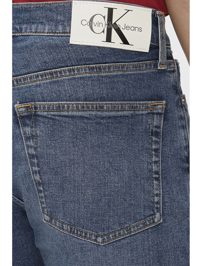 Bermudas Azul Slim Fit Denim Para Hombre